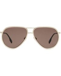 Burberry - Pilot-frame Sunglasses - Lyst