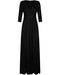 Liu Jo - Pleated Jersey Dress - Lyst