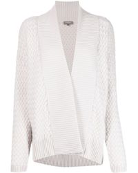 N.Peal Cashmere - Textured-knit Open-front Cardigan - Lyst