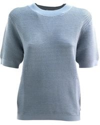 P.A.R.O.S.H. - Textured Short-Sleeve Sweater - Lyst