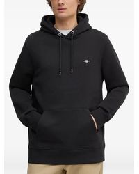 GANT - Shield Logo Hoodie - Lyst
