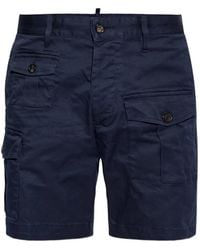 DSquared² - Buttoned Cargo Shorts - Lyst