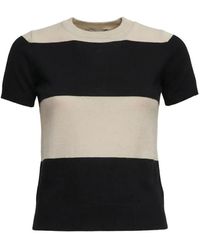 Max Mara - Striped T-Shirt - Lyst