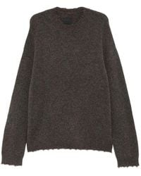 FREI-MUT - Kintore Distressed-Effect Crew-Neck Sweater - Lyst