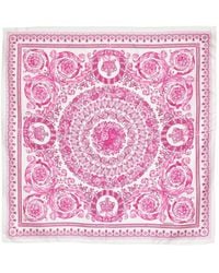 Versace - Floral-print Scarf - Lyst
