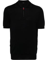 Kiton - Fine-ribbed Polo Shirt - Lyst