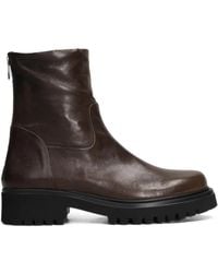 Evaluna - Rear-Zip Chunky-Sole Boots - Lyst