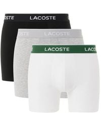 Lacoste - Logo-Waistband Boxers (Set Of Three) - Lyst