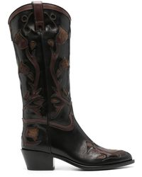 Sartore - 45mm Western Knee-high Leather Boots - Lyst