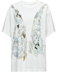 MM6 by Maison Margiela - T-Shirt Aus Baumwolle, Frau, Größe - Lyst