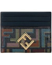 Fendi - Portacarte Con Applicazione Logo - Lyst