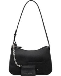 ARMANI EXCHANGE - Card-Holder-Detail Shoulder Bag - Lyst