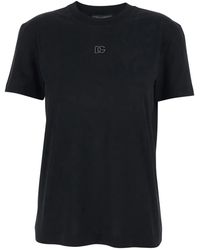 Dolce & Gabbana - Crewneck Logo T-Shirt - Lyst
