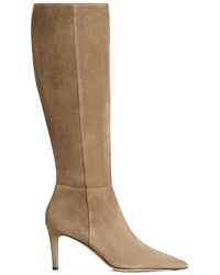 Kiton - Pointed-Toe Suede Boots - Lyst
