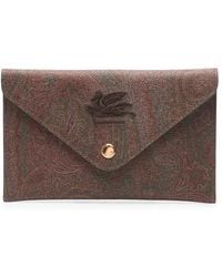 Etro - Pegaso Paisley-jacquard Wallet - Lyst