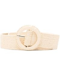 Becksöndergaard - Zia Woven Round-Buckle Belt - Lyst
