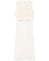 Sandro - Midikleid Mit Falten - Lyst