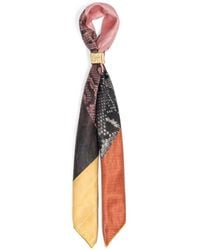 Bimba Y Lola - Ciondolo Per Sciarpa Con Design Patchwork - Lyst