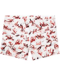 Ksubi - Burnt Board-Print Drawstring Shorts - Lyst