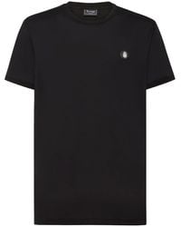 Billionaire - Round-Neck Logo-Plaque T-Shirt - Lyst