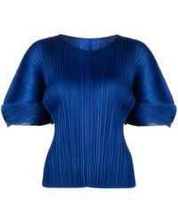 Pleats Please Issey Miyake - Monthly Colors August Plissé Blouse - Lyst