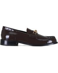 Dorothee Schumacher - Chain-Detail Leather Loafers - Lyst