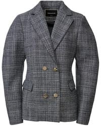 Fabiana Filippi - Double-Breasted Tweed Jacket - Lyst