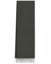 Ferragamo - Double-Face Patterned Scarf - Lyst