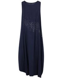Maria Calderara - Paint-Splatter Sleeveless Dress - Lyst