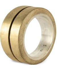 Parts Of 4 - Crevice V2 Matte-Brass Sterling- Ring - Lyst