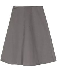 Fabiana Filippi - A-line Side-fastening Cotton Skirt - Lyst