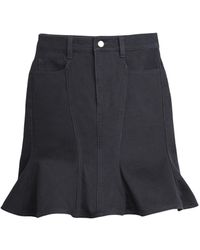 Marc Jacobs - Fluted Denim Miniskirt - Lyst