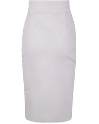 La Petite Robe Di Chiara Boni - Bleistiftrock aus Baumwolle - Lyst