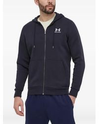Under Armour - Logo-Print Zip-Up Hoodie - Lyst