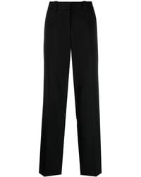 Rabanne - Virgin Wool Straight-Leg Trousers - Lyst