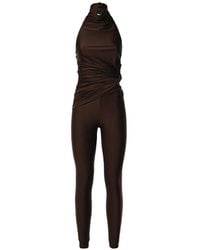 ANDAMANE - Tuta Intera Tatiana Con Scollo All'Americana - Lyst