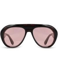 ROTATE BIRGER CHRISTENSEN - Tortoiseshell-Effect Pilot Sunglasses - Lyst