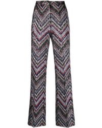 Missoni - Sequin-embellished Flared Trousers - Lyst