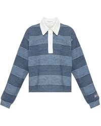Rag & Bone - Miramar Cropped Rugby Polo Shirt - Lyst