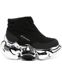 grounds - Moopie Weather Chrome Sneakers - Lyst