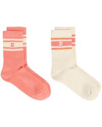 Sweaty Betty - Lifestyle Ribbed Socks (Set Of Two) - Lyst