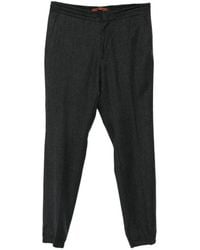 ZEGNA - Elasticated-Waistband Tapered Trousers - Lyst