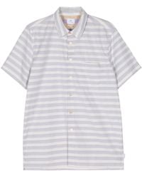 PS by Paul Smith - Striped short-sleeve shirt - Lyst
