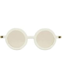 Kaleos Eyehunters - X Arquitectura-G Round-Frame Sunglasses - Lyst