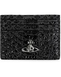 Vivienne Westwood - Orb-Plaque Snakeskin-Effect Cardholder - Lyst
