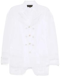 Comme des Garçons - Sakko aus Mesh - Lyst