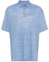 ZEGNA - Short-sleeve Linen Polo Shirt - Lyst