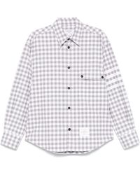 Thom Browne - Gingham-Pattern Shirt - Lyst