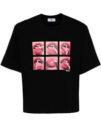 Fiorucci - T-Shirt mit Mouth Graphic-Print - Lyst