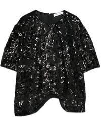 Niccolò Pasqualetti - Onda Sequinned Asymmetric Top - Lyst